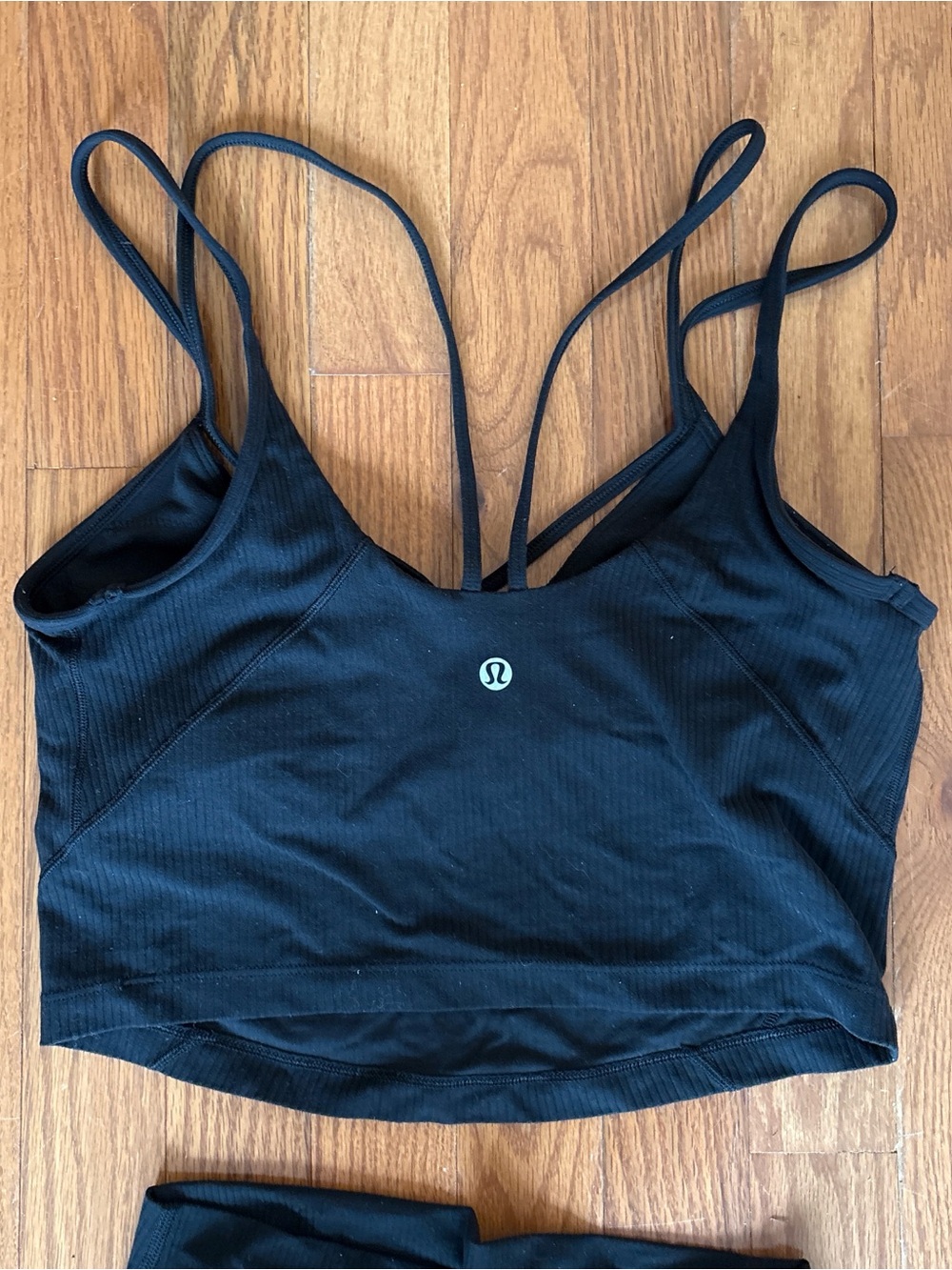 Lululemon Matching Black Ribbed Set - Picture 4 of 5